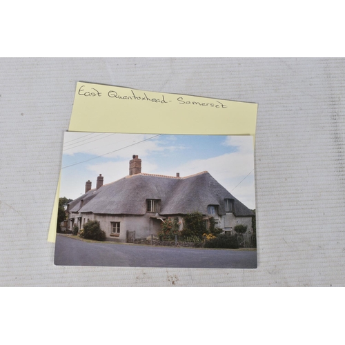 337 - POSTCARDS, a tray containing postcards to various towns and villages in the South-West of England, a... 