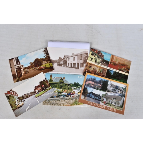 337 - POSTCARDS, a tray containing postcards to various towns and villages in the South-West of England, a... 