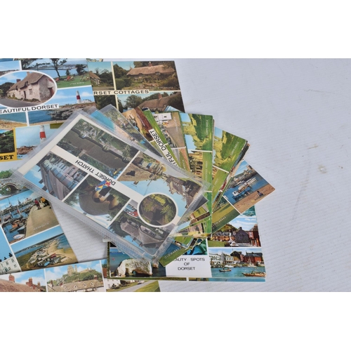 337 - POSTCARDS, a tray containing postcards to various towns and villages in the South-West of England, a... 