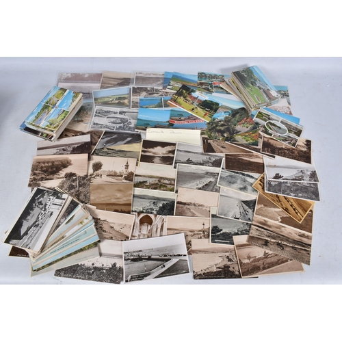 338 - POSTCARDS, a tray containing postcards to various towns and villages in the South-West of England, a... 