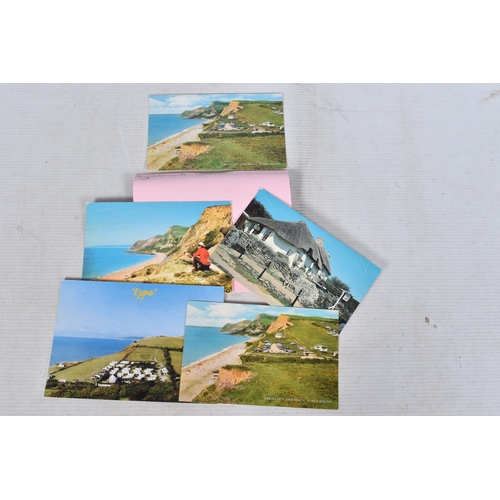 338 - POSTCARDS, a tray containing postcards to various towns and villages in the South-West of England, a... 