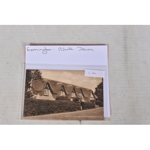 339 - POSTCARDS, a tray containing postcards to various towns and villages in the South-West of England, a... 