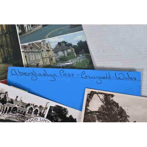 339 - POSTCARDS, a tray containing postcards to various towns and villages in the South-West of England, a... 