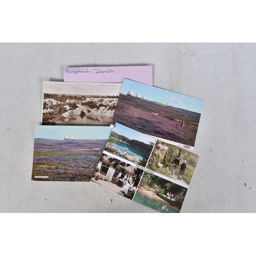 339 - POSTCARDS, a tray containing postcards to various towns and villages in the South-West of England, a... 