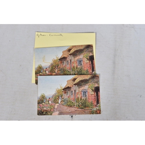 339 - POSTCARDS, a tray containing postcards to various towns and villages in the South-West of England, a... 