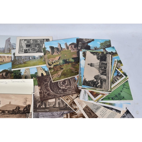 339 - POSTCARDS, a tray containing postcards to various towns and villages in the South-West of England, a... 