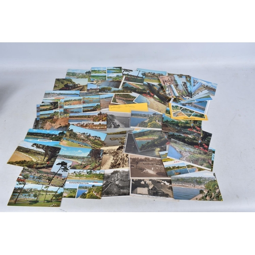 339 - POSTCARDS, a tray containing postcards to various towns and villages in the South-West of England, a... 