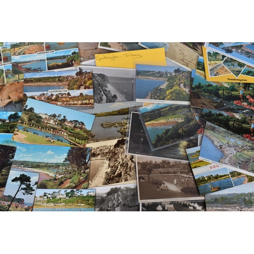 339 - POSTCARDS, a tray containing postcards to various towns and villages in the South-West of England, a... 