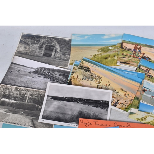 340 - POSTCARDS, a tray containing postcards to various towns and villages in the South-West of England, a... 