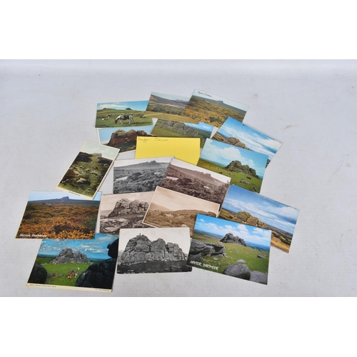 340 - POSTCARDS, a tray containing postcards to various towns and villages in the South-West of England, a... 