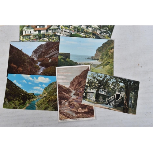 340 - POSTCARDS, a tray containing postcards to various towns and villages in the South-West of England, a... 