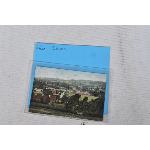 340 - POSTCARDS, a tray containing postcards to various towns and villages in the South-West of England, a... 