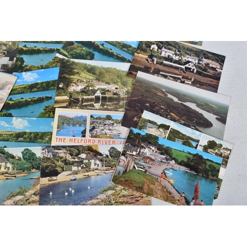 340 - POSTCARDS, a tray containing postcards to various towns and villages in the South-West of England, a... 