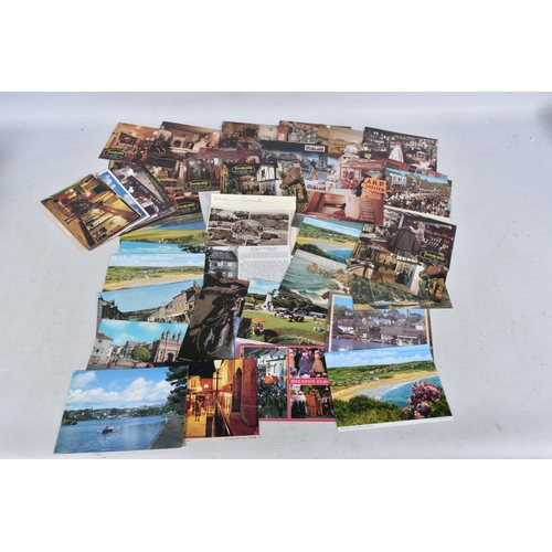 340 - POSTCARDS, a tray containing postcards to various towns and villages in the South-West of England, a... 