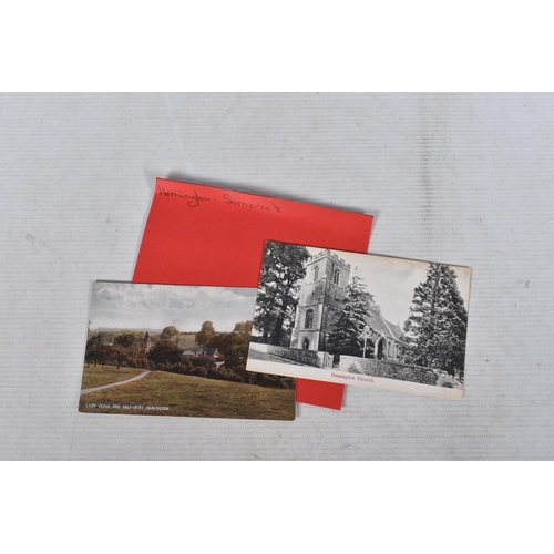 340 - POSTCARDS, a tray containing postcards to various towns and villages in the South-West of England, a... 