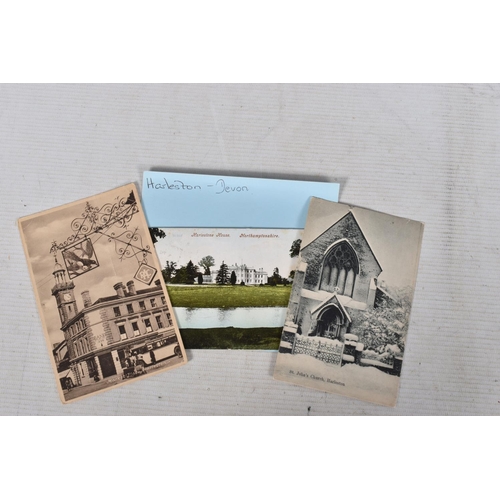 340 - POSTCARDS, a tray containing postcards to various towns and villages in the South-West of England, a... 