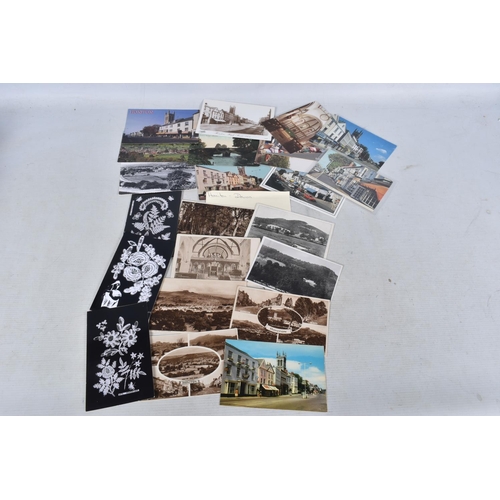 340 - POSTCARDS, a tray containing postcards to various towns and villages in the South-West of England, a... 