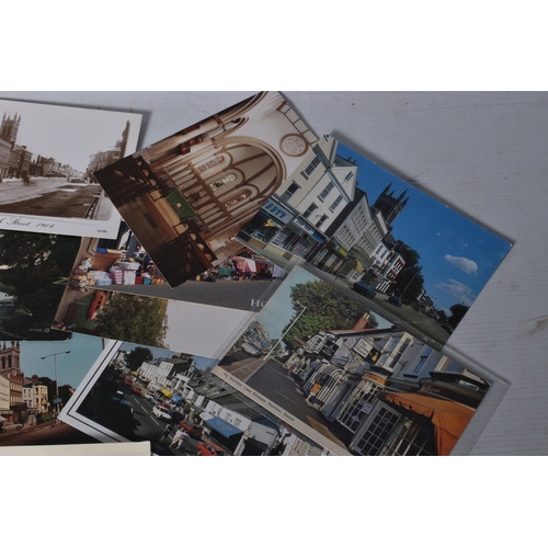 340 - POSTCARDS, a tray containing postcards to various towns and villages in the South-West of England, a... 