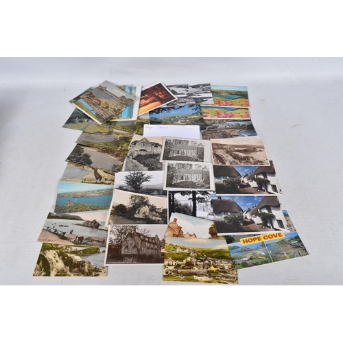 340 - POSTCARDS, a tray containing postcards to various towns and villages in the South-West of England, a... 