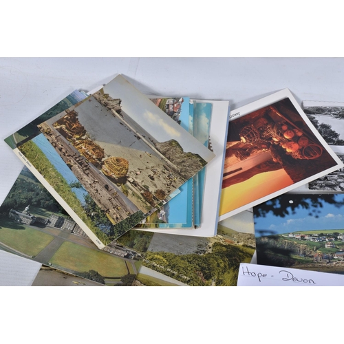 340 - POSTCARDS, a tray containing postcards to various towns and villages in the South-West of England, a... 