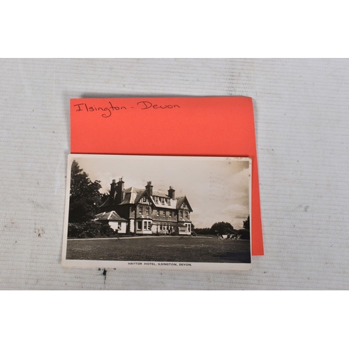 340 - POSTCARDS, a tray containing postcards to various towns and villages in the South-West of England, a... 