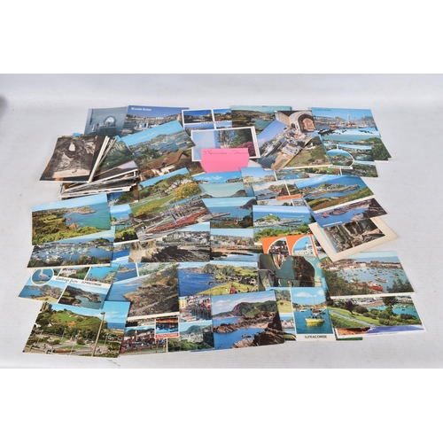 341 - POSTCARDS, a tray containing postcards to various towns and villages in the South-West of England, a... 