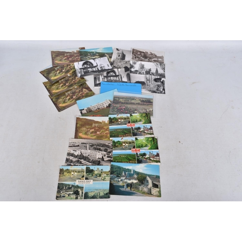 342 - POSTCARDS, a tray containing postcards to various towns and villages in the South-West of England, a... 