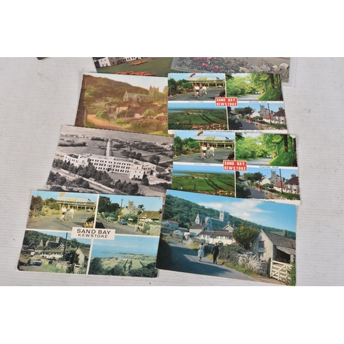 342 - POSTCARDS, a tray containing postcards to various towns and villages in the South-West of England, a... 