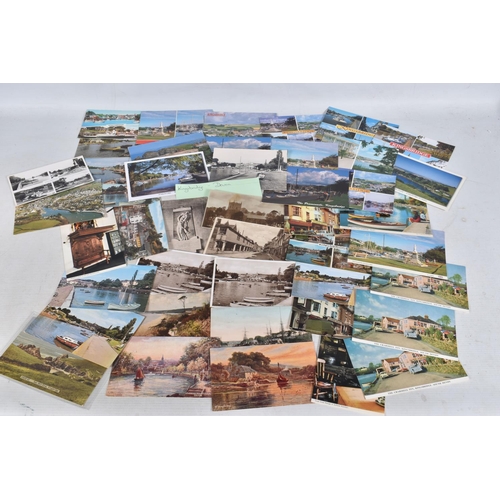 342 - POSTCARDS, a tray containing postcards to various towns and villages in the South-West of England, a... 