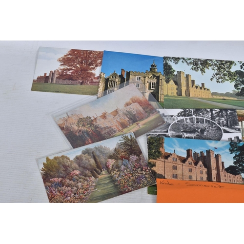 342 - POSTCARDS, a tray containing postcards to various towns and villages in the South-West of England, a... 