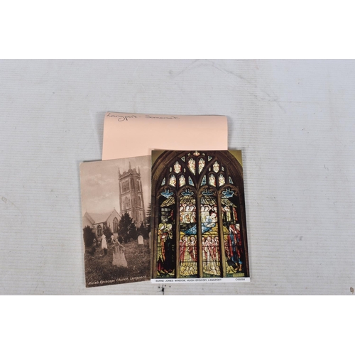 342 - POSTCARDS, a tray containing postcards to various towns and villages in the South-West of England, a... 