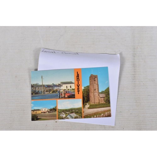 342 - POSTCARDS, a tray containing postcards to various towns and villages in the South-West of England, a... 