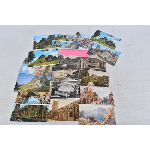 342 - POSTCARDS, a tray containing postcards to various towns and villages in the South-West of England, a... 