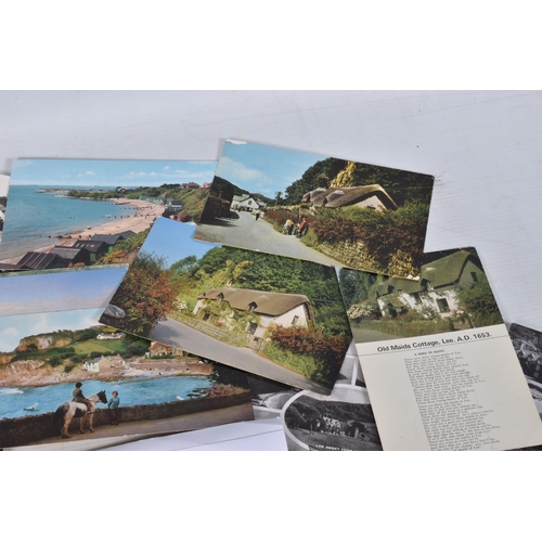 342 - POSTCARDS, a tray containing postcards to various towns and villages in the South-West of England, a... 