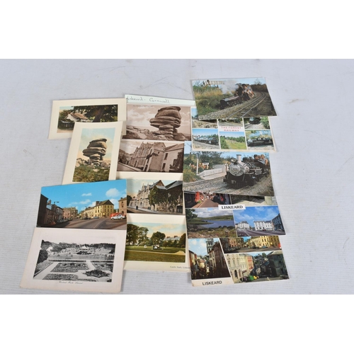 342 - POSTCARDS, a tray containing postcards to various towns and villages in the South-West of England, a... 