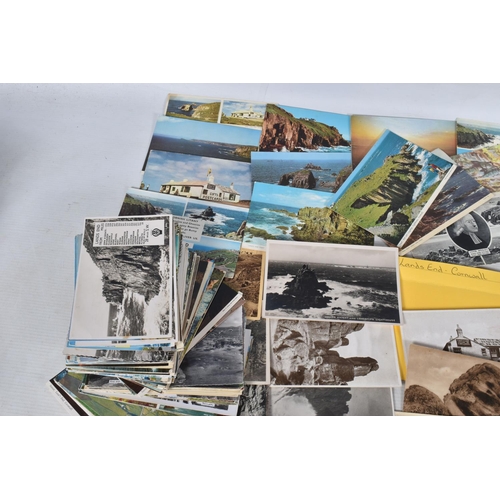 342 - POSTCARDS, a tray containing postcards to various towns and villages in the South-West of England, a... 