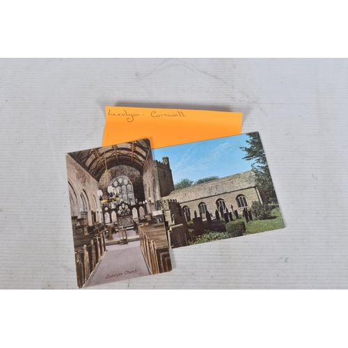 343 - POSTCARDS, a tray containing postcards to various towns and villages in the South-West of England, a... 