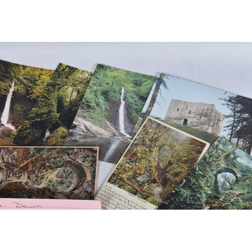 343 - POSTCARDS, a tray containing postcards to various towns and villages in the South-West of England, a... 