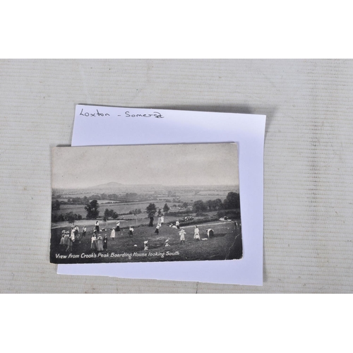 343 - POSTCARDS, a tray containing postcards to various towns and villages in the South-West of England, a... 