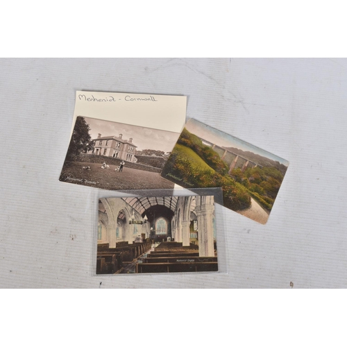 344 - POSTCARDS, a tray containing postcards to various towns and villages in the South-West of England, a... 