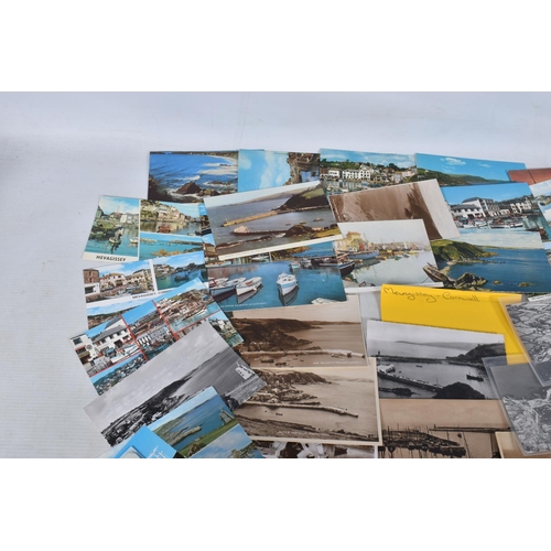 344 - POSTCARDS, a tray containing postcards to various towns and villages in the South-West of England, a... 