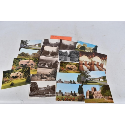 344 - POSTCARDS, a tray containing postcards to various towns and villages in the South-West of England, a... 