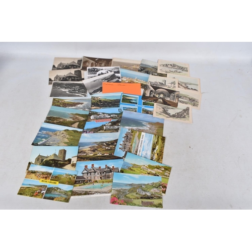 344 - POSTCARDS, a tray containing postcards to various towns and villages in the South-West of England, a... 