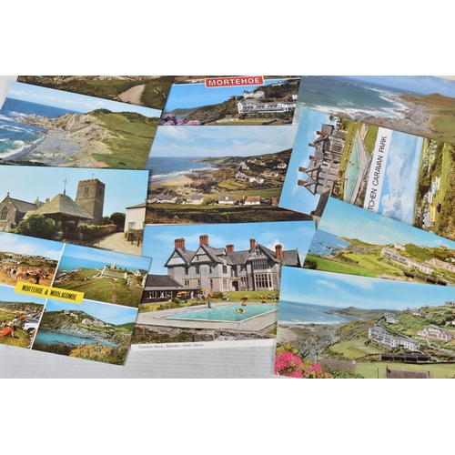 344 - POSTCARDS, a tray containing postcards to various towns and villages in the South-West of England, a... 