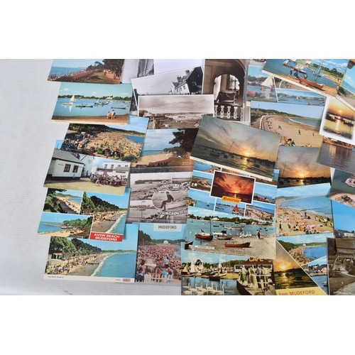 345 - POSTCARDS, a tray containing postcards to various towns and villages in the South-West of England, a... 