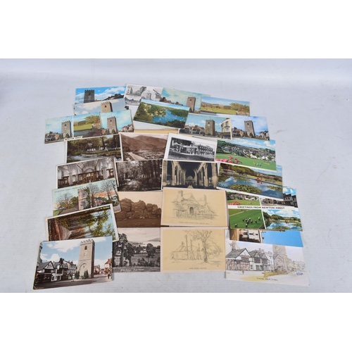 345 - POSTCARDS, a tray containing postcards to various towns and villages in the South-West of England, a... 