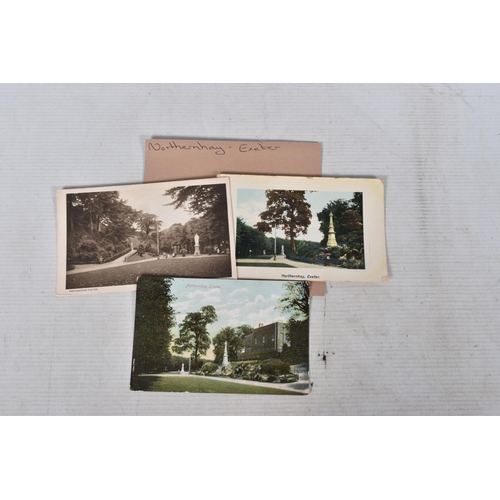 345 - POSTCARDS, a tray containing postcards to various towns and villages in the South-West of England, a... 