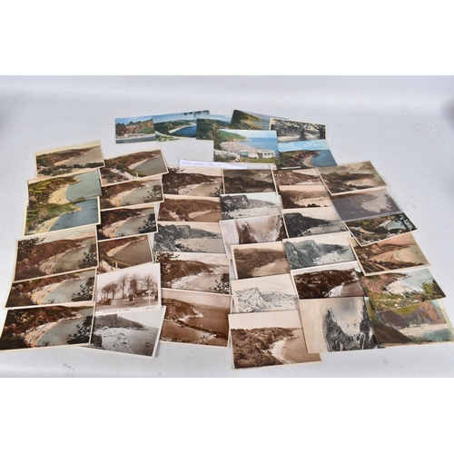 345 - POSTCARDS, a tray containing postcards to various towns and villages in the South-West of England, a... 