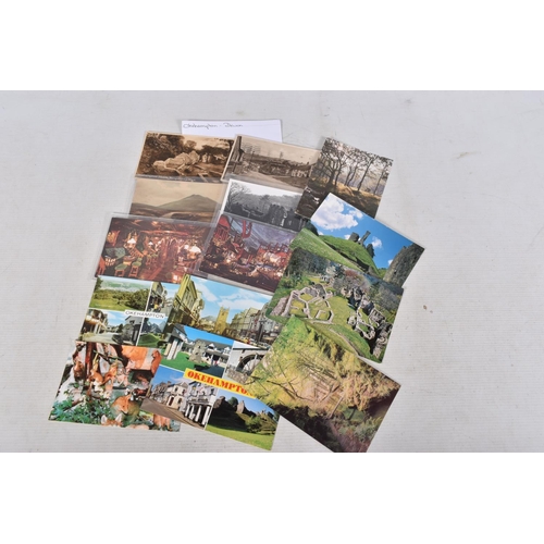 345 - POSTCARDS, a tray containing postcards to various towns and villages in the South-West of England, a... 