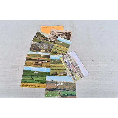 345 - POSTCARDS, a tray containing postcards to various towns and villages in the South-West of England, a... 